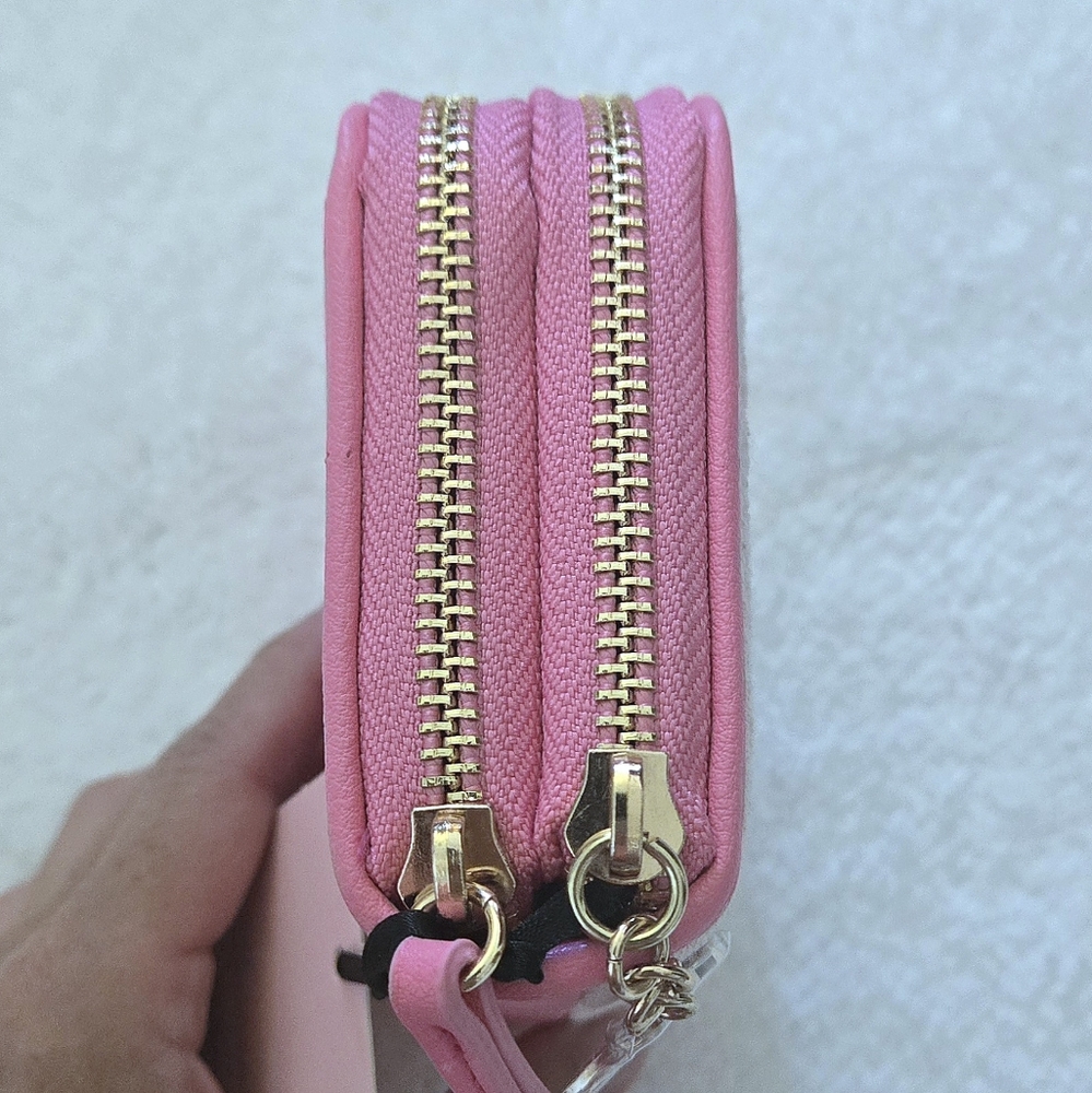 ✨️HP✨️ Juicy🍊 Couture "Wing It" Double✌️ Medium Zip Around Wallet - NWT - Picture 7 of 16
